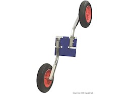 Ruote alaggio per gommoni 180 kg, tipo ribaltabile